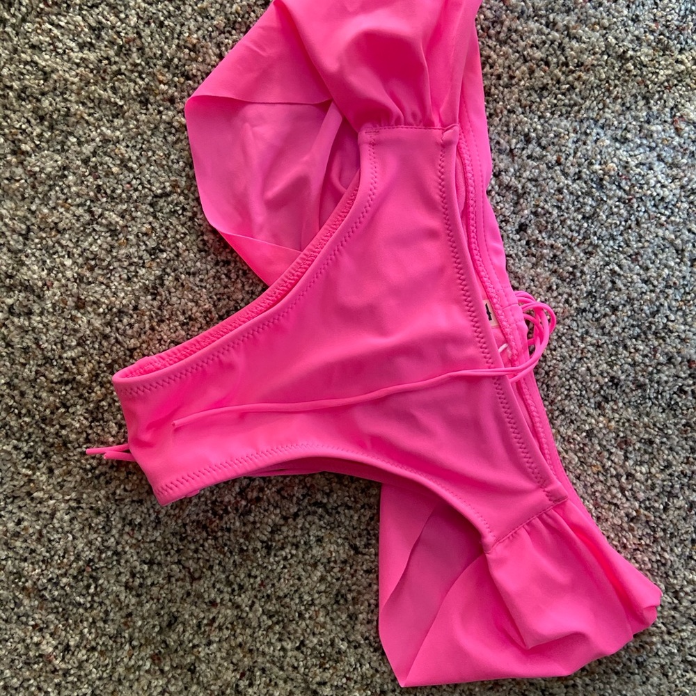 Hot pink bikini bottoms from FOX racing